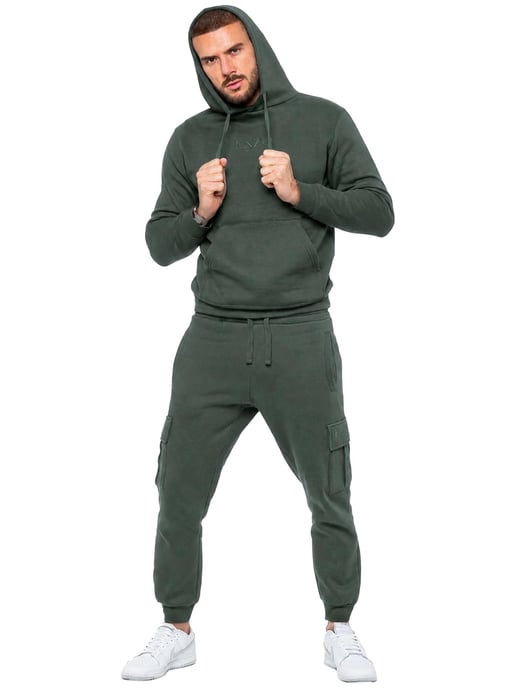 Enzo | Mens Pullover Hoodie Tracksuit Set - Image 4
