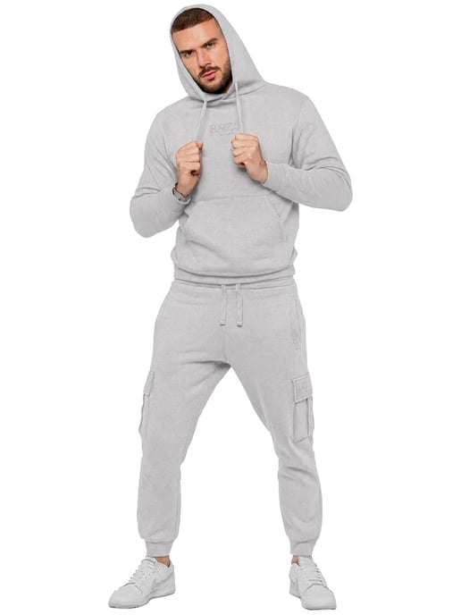 Enzo | Mens Pullover Hoodie Tracksuit Set - Image 4