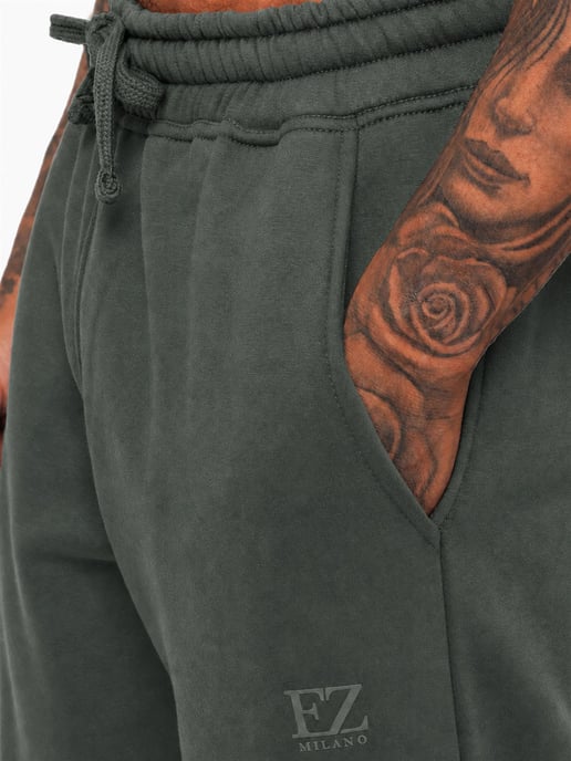 Enzo Milano | Mens Half Zip Sweatshirt Tracksuit Set - Image 5