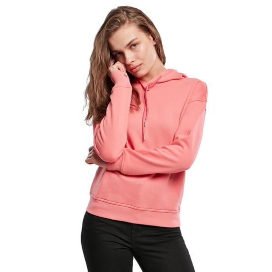 Urban Classics Dames/Dames Effen Hoodie (Lichtroze) - Image 3