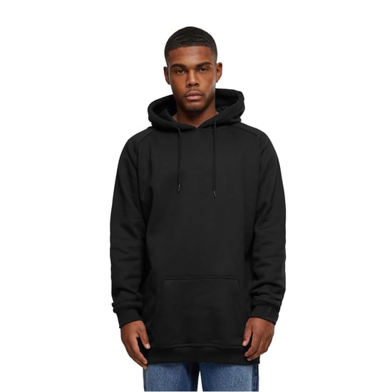 Urban Classics Heren lange hoodie (Zwart) - Image 3