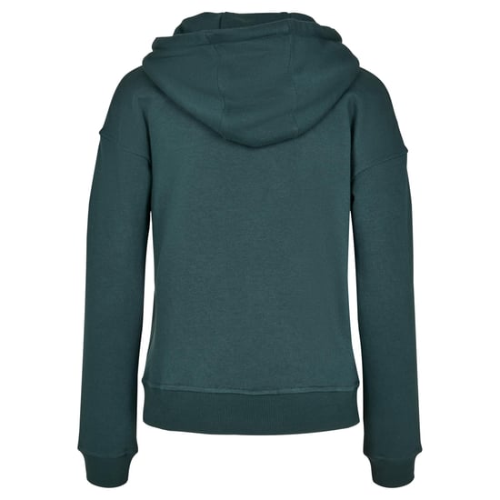 Urban Classics Dames/Dames Effen Hoodie (Fles groen) - Image 2