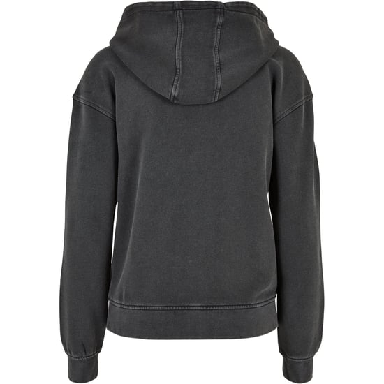 Urban Classics Dames/Dames Geborduurde Badstof Logo Hoodie (Zwart) - Image 3