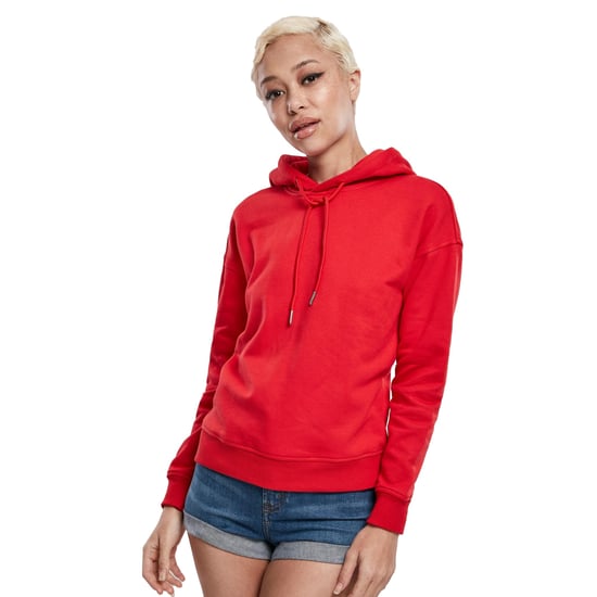 Urban Classics Dames/Dames Effen Hoodie (Vuurrood) - Image 3