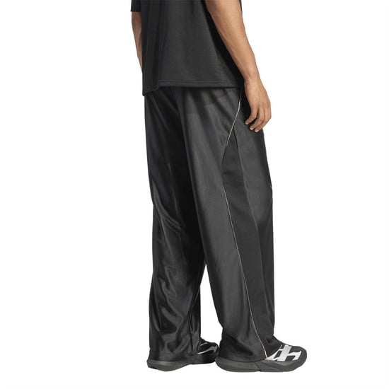 Men's adidas Closed Hem Fleece Joggers in Black/Crystal L - Image 3