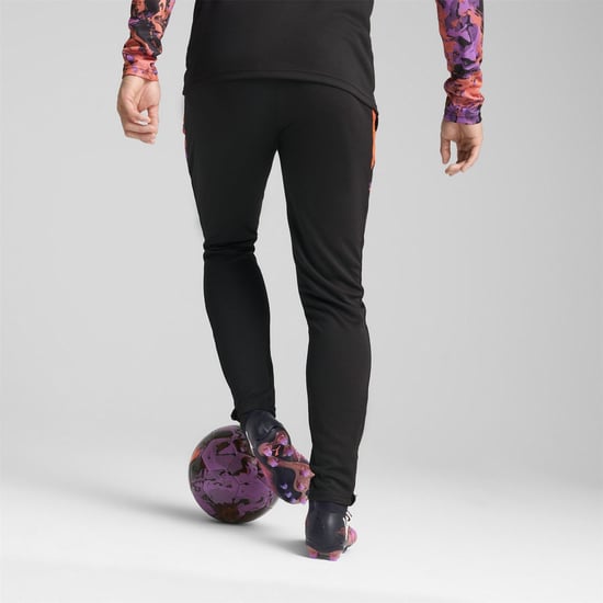 Men's Puma Individualcup Training Pants Tracksuit Bottom in Black - Image 4