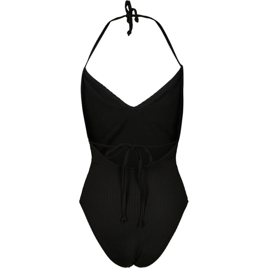 Urban Classics Womens/Ladies Ribbed One Piece Swimsuit (Black) - Image 2