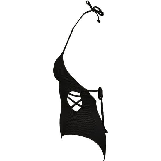 Urban Classics Womens/Ladies Ribbed One Piece Swimsuit (Black) - Image 3