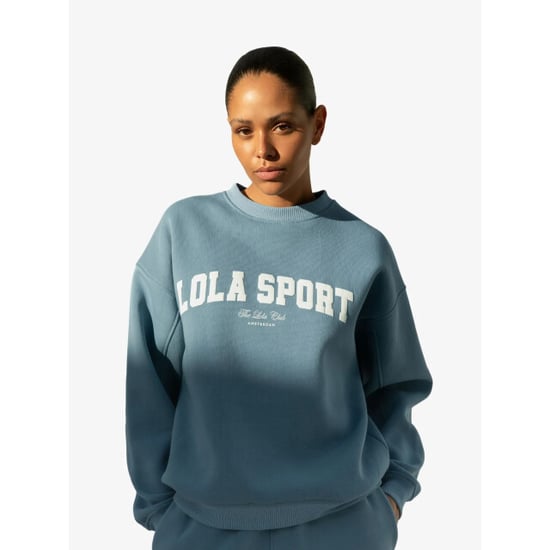 The Lola Club Dames sweater jayla denim blauw - Image 1
