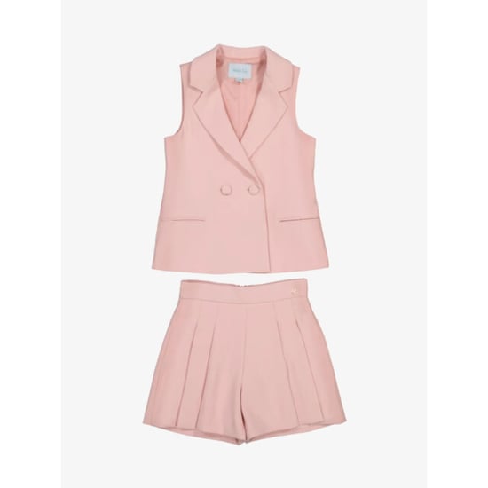 Abel & Lula Meisjes set bermuda gilet suit - Image 2
