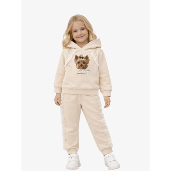 Monnalisa Meisjes joggingpak hoodie hondje - Image 1