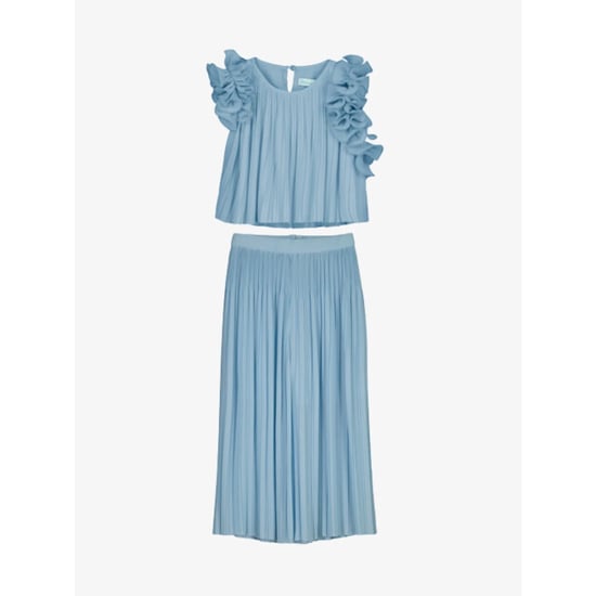 Abel & Lula Meisjes set pleated chiffon pants plisse - Image 2