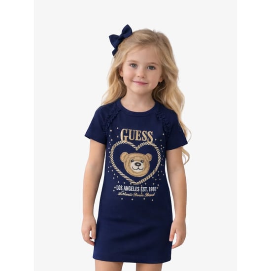 Guess Meisjes jurk punto milano secret blauw - Image 1