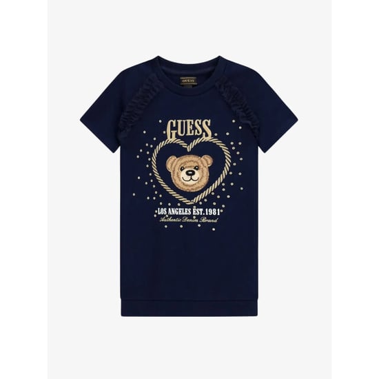 Guess Meisjes jurk punto milano secret blauw - Image 2