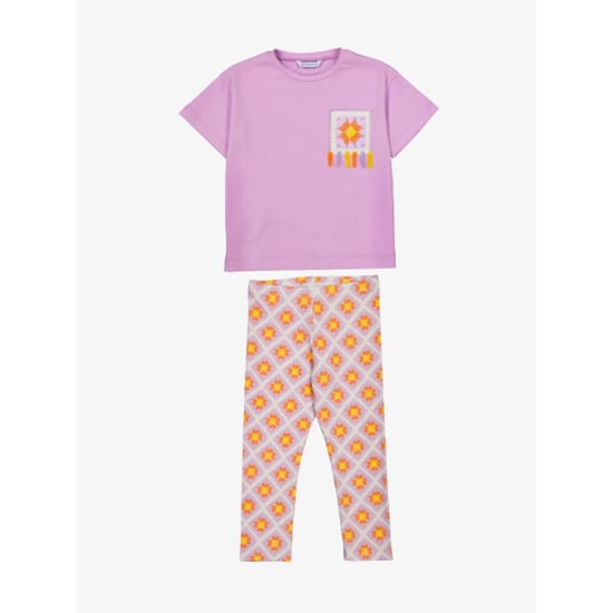 Mayoral Meisjes set legging lila - Image 2