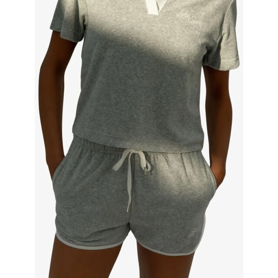 The Lola Club Dames short teddy grijs melange - Image 1