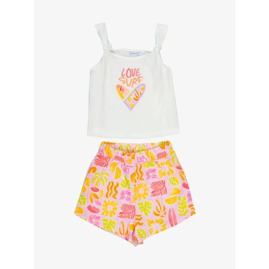 Mayoral Meisjes set short printed lila - Image 3