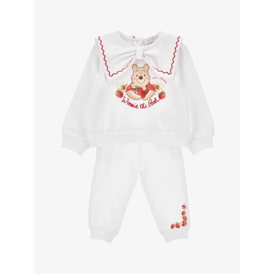 Monnalisa Meisjes joggingpak winnie de pooh wit - Image 2