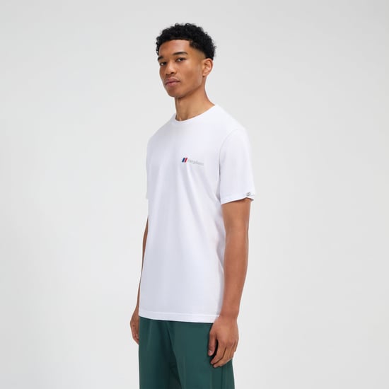 Berghaus Class Logo T-Shirt Mens White - Image 3