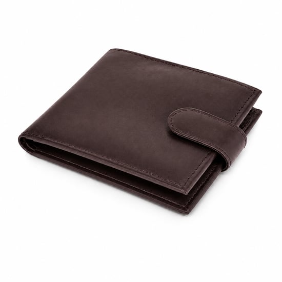 Woodland Leather Brown 4.5" RFID Multi Pocket Wallet - Image 1