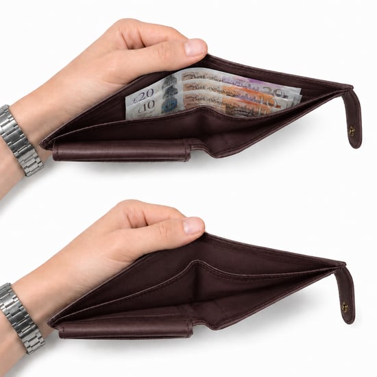 Woodland Leather Brown 4.5" RFID Multi Pocket Wallet - Image 4