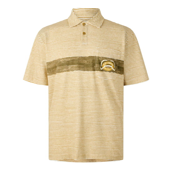 Men's C.P. Company Short Sleeve Polo Shirt in Antque Moss 246 - Image 1