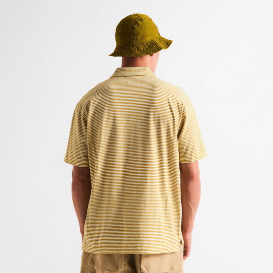 Men's C.P. Company Short Sleeve Polo Shirt in Antque Moss 246 - Image 4
