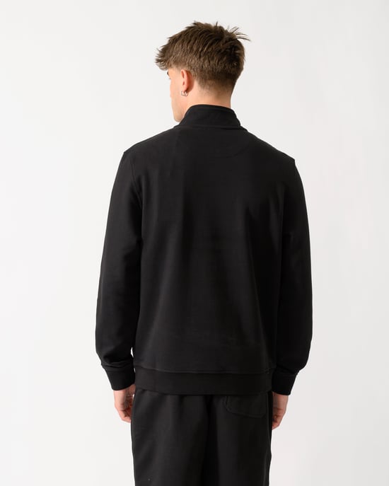 Long Sleeve Logo Detail Sweatshirt in Black - Image 2