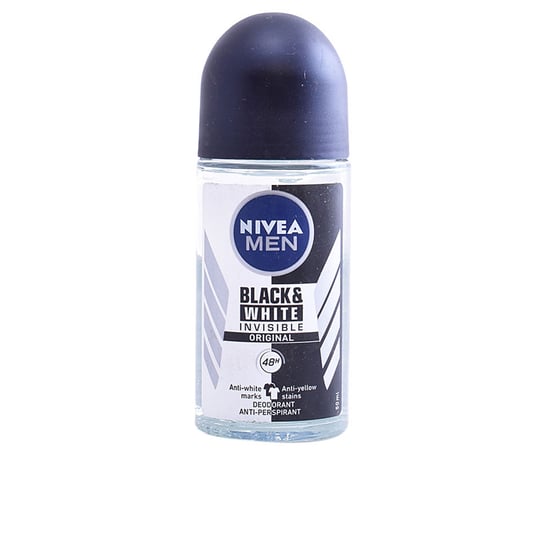 Men Black & White Invisible Deo Roll-on 50 ml - Image 1