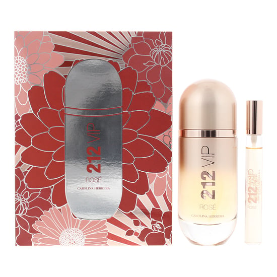 Carolina Herrera 212 Vip Rose Eau de Parfum 80ml & 10ml Travel Spray - Image 1