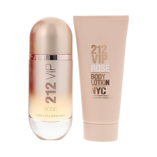 Carolina Herrera 212 Vip Rose Eau de Parfum 80ml & Body Lotion 100ml Gift Set - Image 2