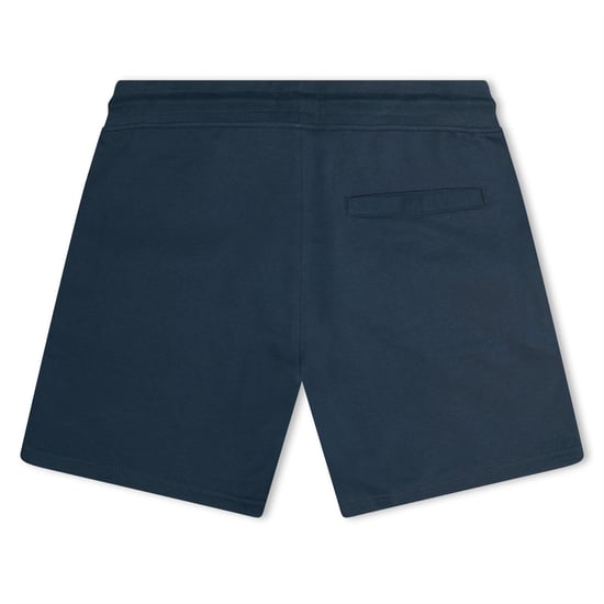 Men's Weekend Offender Parma Logo Print Text Graphic Sweat Shorts in Ink Blue/Silver - Image 2