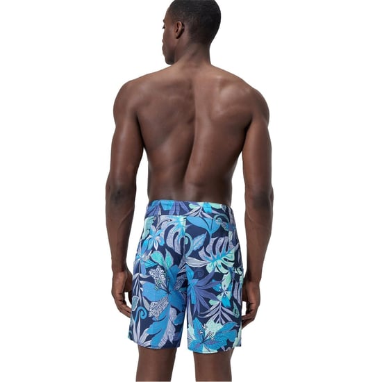 Men's Speedo Floral Patterned Boardshort 18 Inch in Hapuna Blue - Image 5