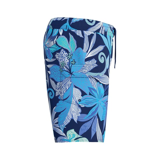 Men's Speedo Floral Patterned Boardshort 18 Inch in Hapuna Blue - Image 6