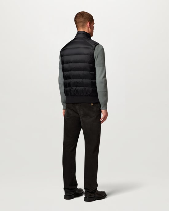 Sleeveless Gilet in Black - Image 2