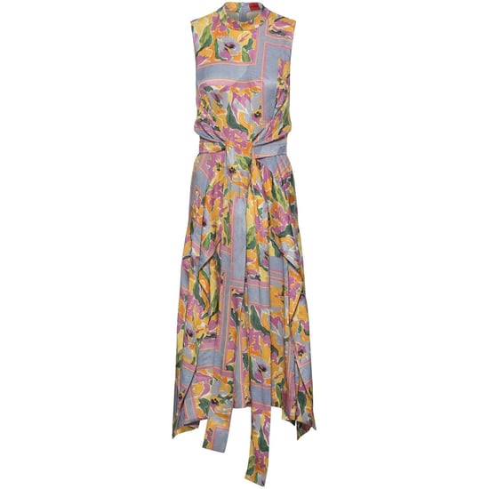 Women's Hugo Kestani High Neck Midi Wrap Dress in Open Misc - Image 1