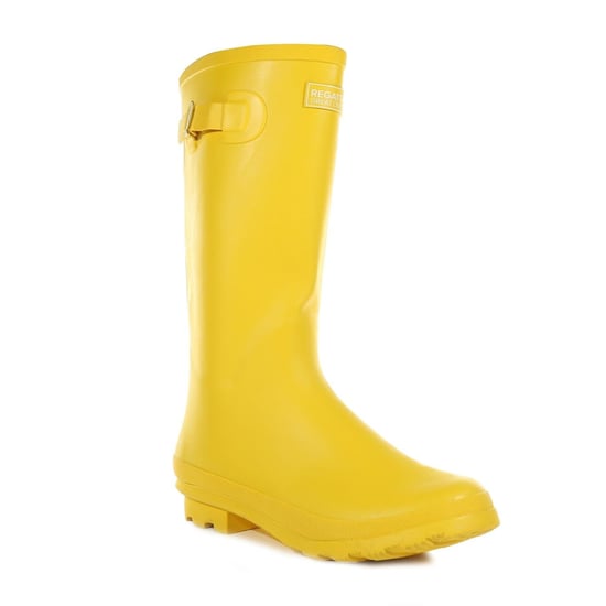 Women's Regatta Lady Fairweath Rain Boots Flats in Maize Yellow - Image 1