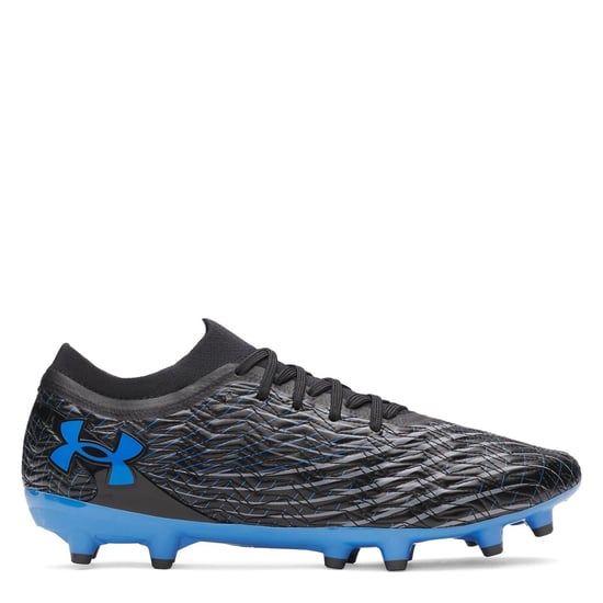 Men's Under Armour Pro Adults Firm Ground Football Boots in Black/Blue - Image 1