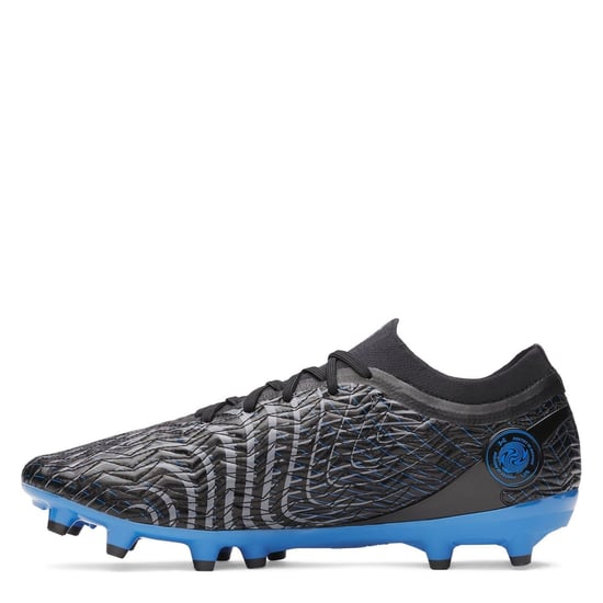 Men's Under Armour Pro Adults Firm Ground Football Boots in Black/Blue - Image 2