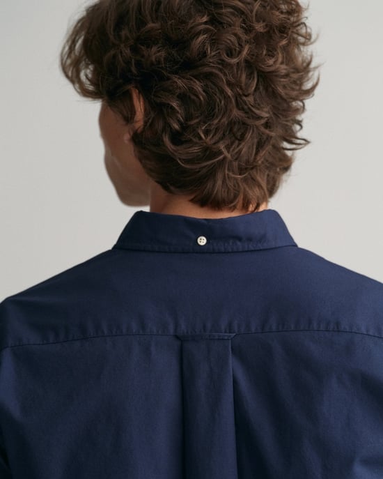 GANT Mens Regular Fit Long Sleeve Poplin Shirt - Image 4