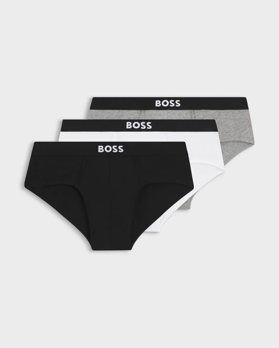 Herrar Boss 3-pack med logotypkalsonger i olika färger - Image 4
