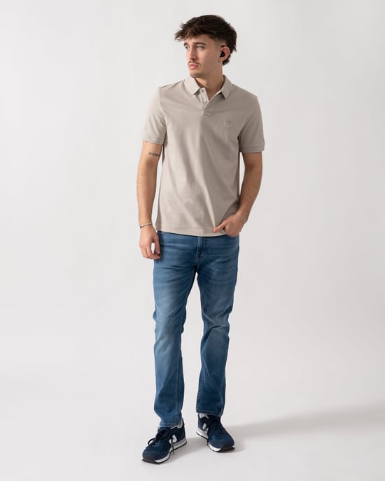 Boss Orange PASSENGER Poloshirt Grijs - Image 4