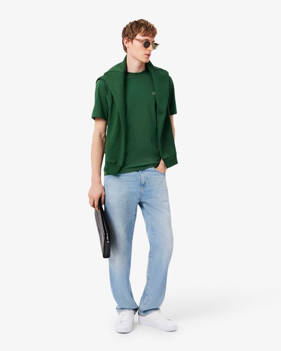 Lacoste Mens Classic Fit Cotton Jersey T-Shirt - Image 5