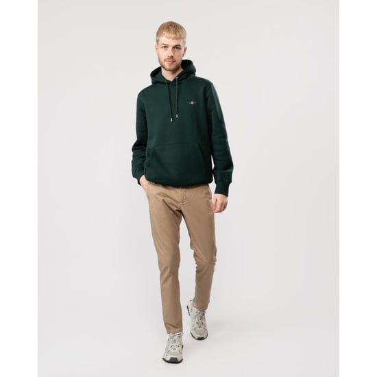 GANT Mens Regular Fit Shield Logo Pullover Hoodie - Image 3