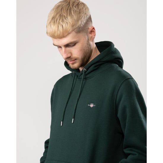 GANT Mens Regular Fit Shield Logo Pullover Hoodie - Image 5