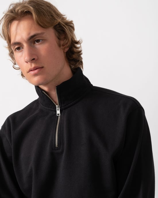 Woolrich American Half Zip Mens Sweatershirt - Image 3