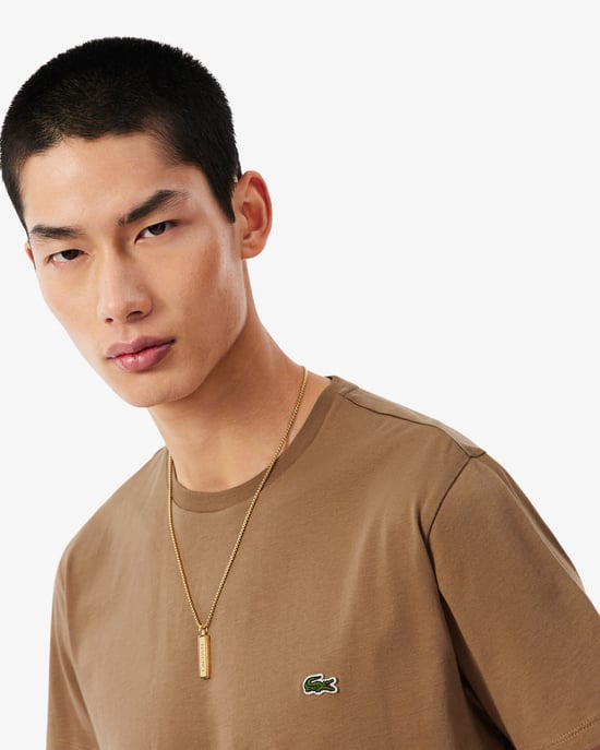 Lacoste Men's Plain Pima T-Shirt - Image 4