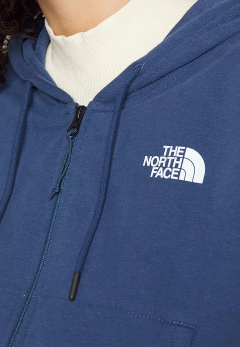 The North Face Womens Icon Crop Hoodie in Shady Blue - Image 4
