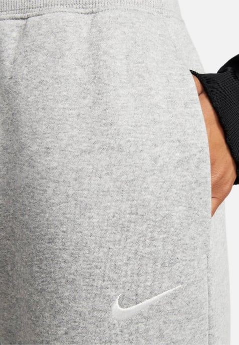Nike Womens Oversized Phoenix Crewneck Tracksuit in Black/Grey - Image 6