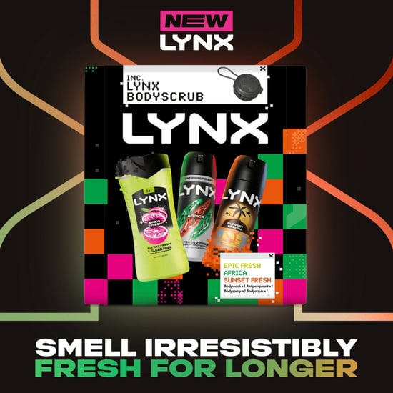 LYNX All Stars Trio & Body Scrub Gift Set 3 piece - Image 3